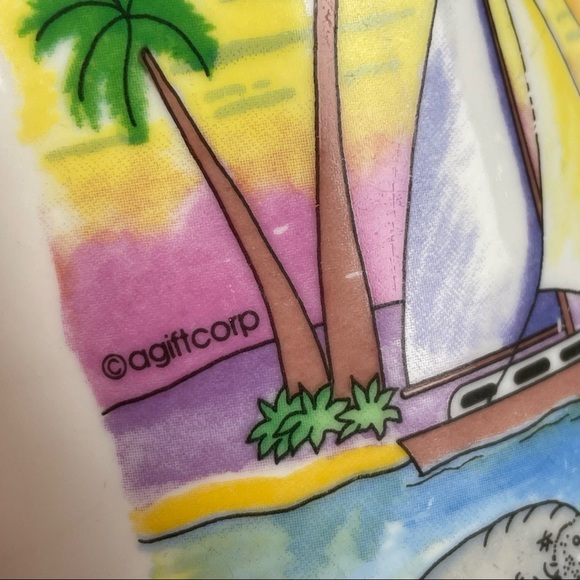 VTG Florida Graphic Print Map Mug White Ceramic Coffee Tea American Gift Collect - Picture 8 of 10